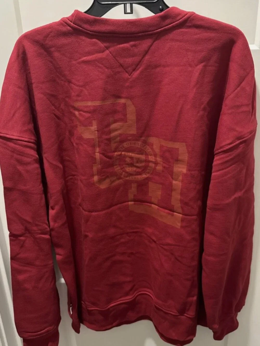 Arizona Cardinals Tommy Hilfiger Ronald Crew Sweatshirt NFL Red Size XL NWT
